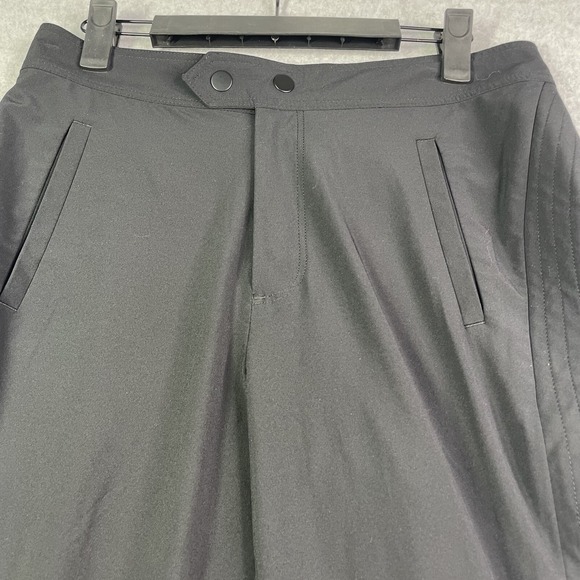 Athleta Uptown Ankle Pants Women's 2P Petite Black Pockets Office Casual Zipper - Picture 3 of 13